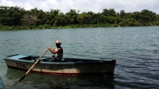Baracoa man in his boat